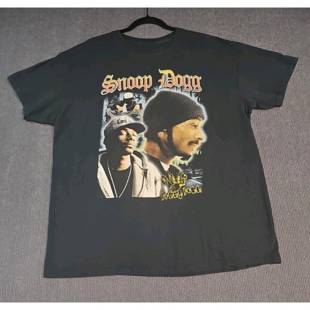 Snoop Doggy Dogg Black Sz XLarge SS Graphic Rap T-Shirt - Y2K?
